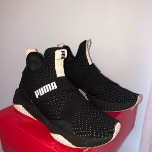 Women’s Black and White Puma Shoes